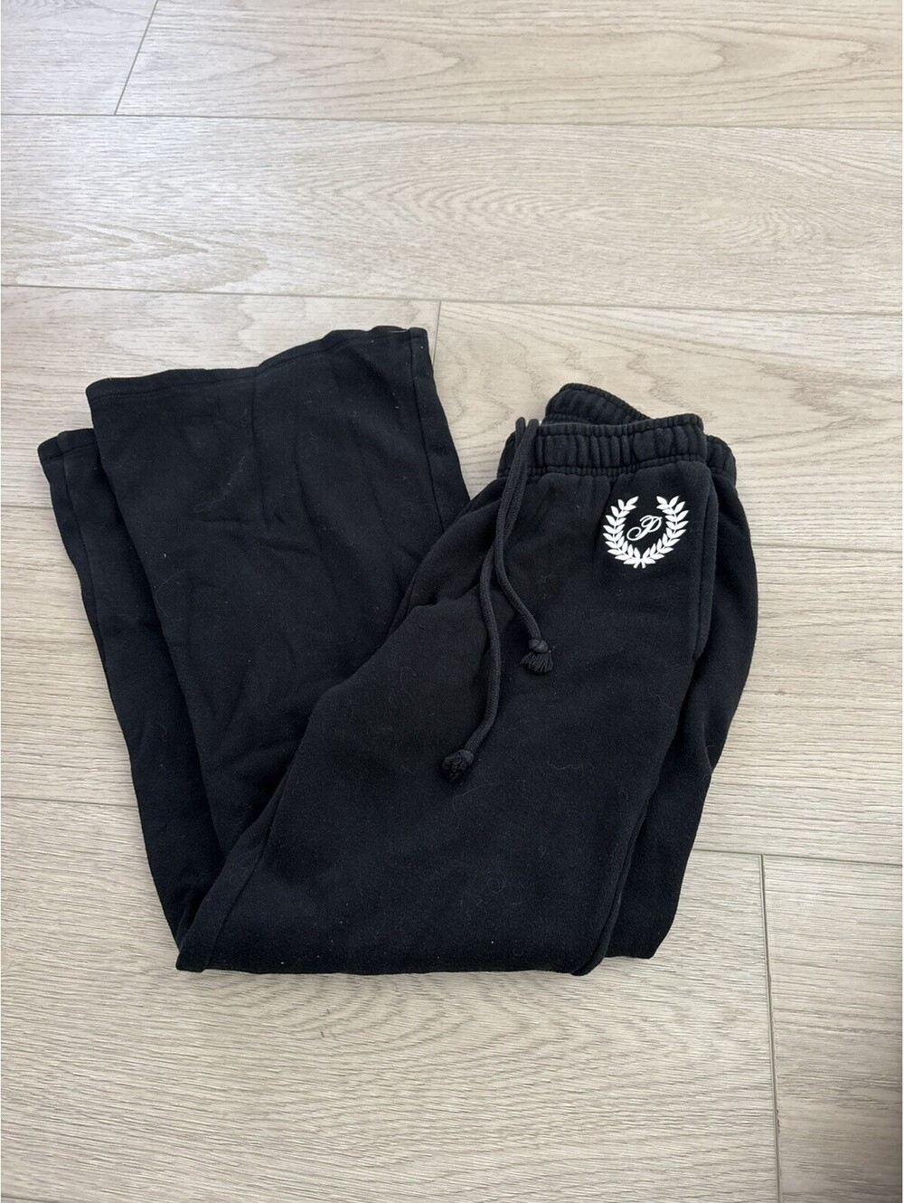 Victoria's Secret PINK Solid Black Boyfriend Sweatpants ~ Size XS ~